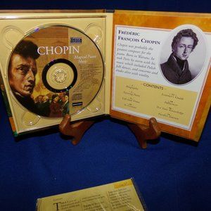 Vintage Classic Composers -  Classical Chopin CD w/ Built-In Booklet - Unplayed